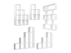 Vicco Prateleira de escada 103.5x29x144 aramis^ Prateleira