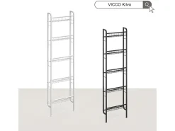Prateleira|Vicco Prateleira de escada 44.5x11x160 klivo Preto
