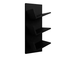 Sale VCM Prateleira de mídia de CD / DVD Lona Preto A. 106 x L. 33 x P. 26 cm Multicor