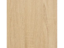 vidaxl Prateleira de parede 3 níveis derivados madeira carvalho sonoma^ Prateleira