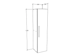 Prateleira|VCM Prateleira de parede Arila A. 115 x L. 30 x P. 30 cm Branco