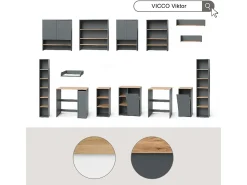Prateleira|Vicco Prateleira de parede /artesanal 93.4x20x20 viktor Branco