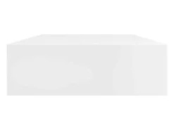 Prateleira*vidaxl Prateleira de parede c/ 1 gaveta para livros/DVD MDF Branco