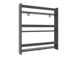 VCM Prateleira de parede Kidos Antracite A. 80 x L. 70 x P. 10 cm^ Prateleira