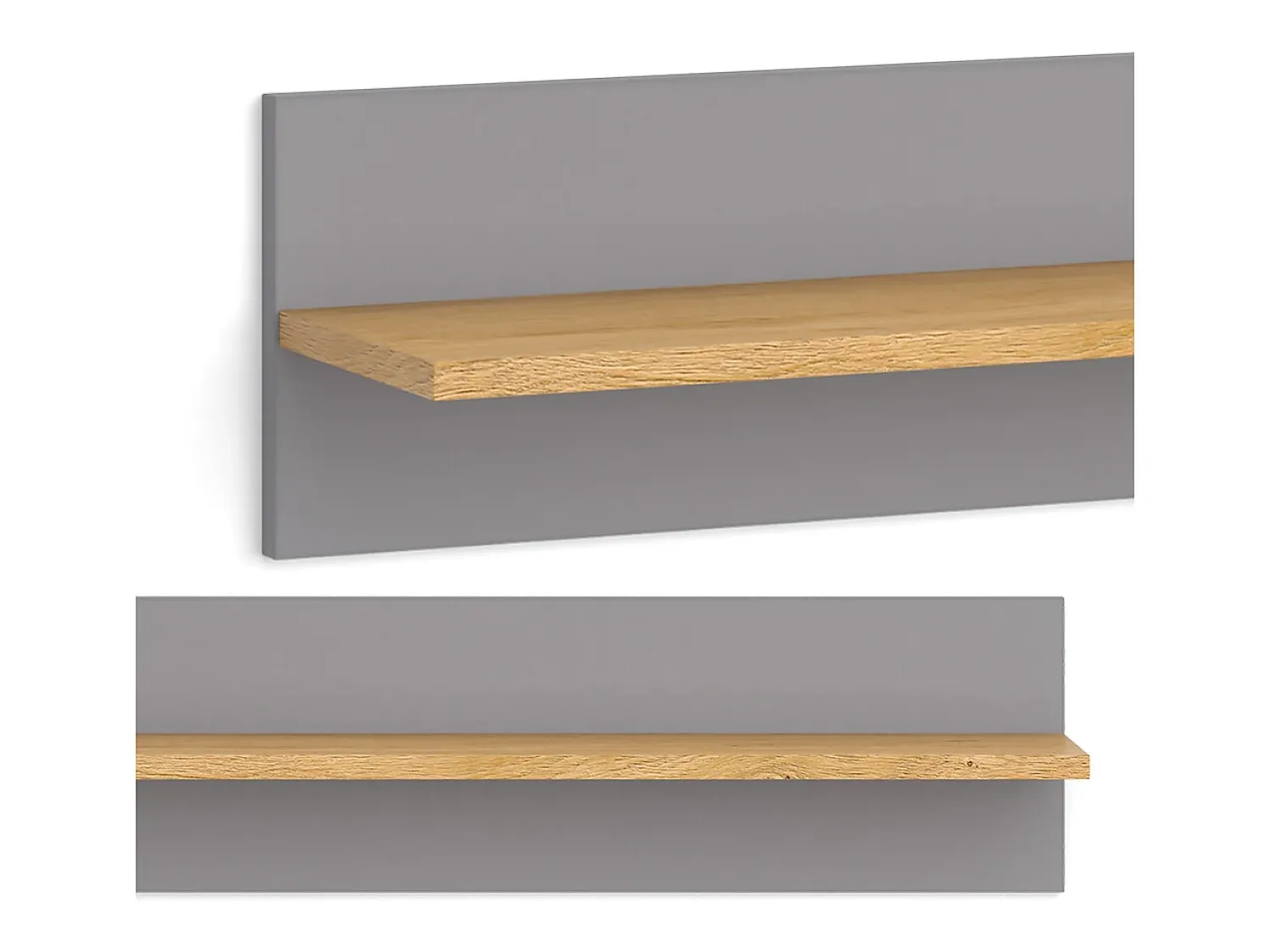 Hot Vicco Prateleira de parede para o quarto das crianças cinza 70x18.4x20 malia Cinzento