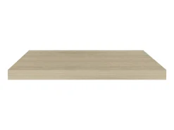 Prateleira| Prateleira de parede suspensa 60x23,5x3,8 cm MDF cor carvalho PT628965 Castanho