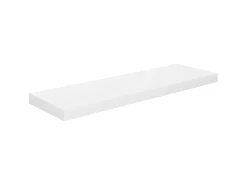 Prateleira de parede suspensa 80x23,5x3,8 cm MDF PT827137^ Prateleira
