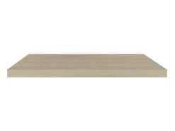 Prateleira* Prateleira de parede suspensa 80x23,5x3,8 cm MDF cor carvalho PT433524 Castanho