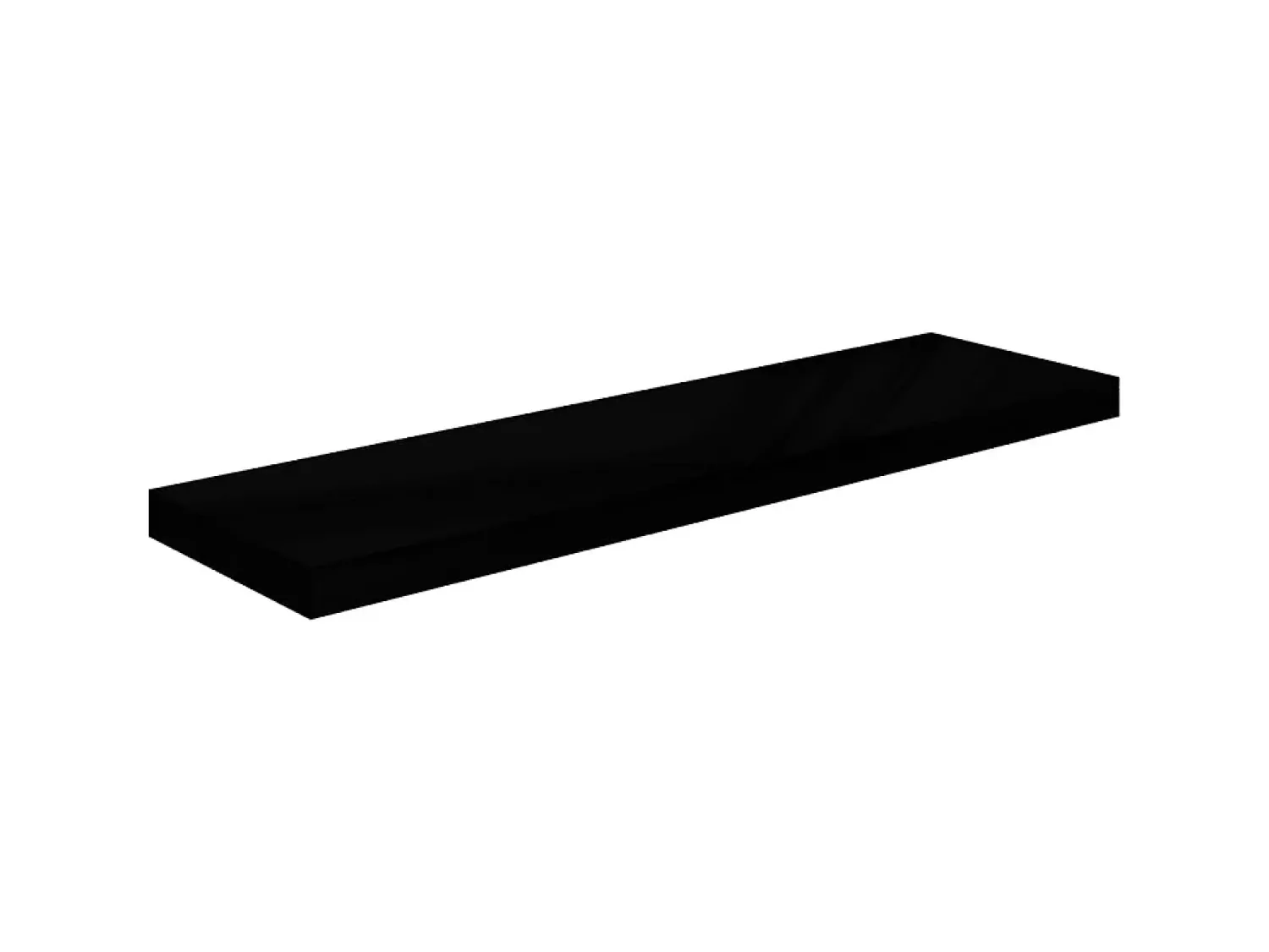 Prateleira* Prateleira de parede suspensa 90x23,5x3,8 cm MDF PT215221 Preto