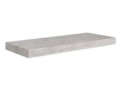 Prateleira* Prateleira de parede suspensa 60x23,5x3,8 cm MDF cinza cimento PT467164 Cinzento