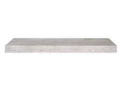 Prateleira* Prateleira de parede suspensa 60x23,5x3,8 cm MDF cinza cimento PT467164 Cinzento
