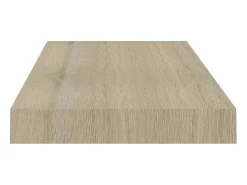 Prateleira| Prateleira de parede suspensa 50x23x3,8 cm MDF cor carvalho PT437383 Castanho
