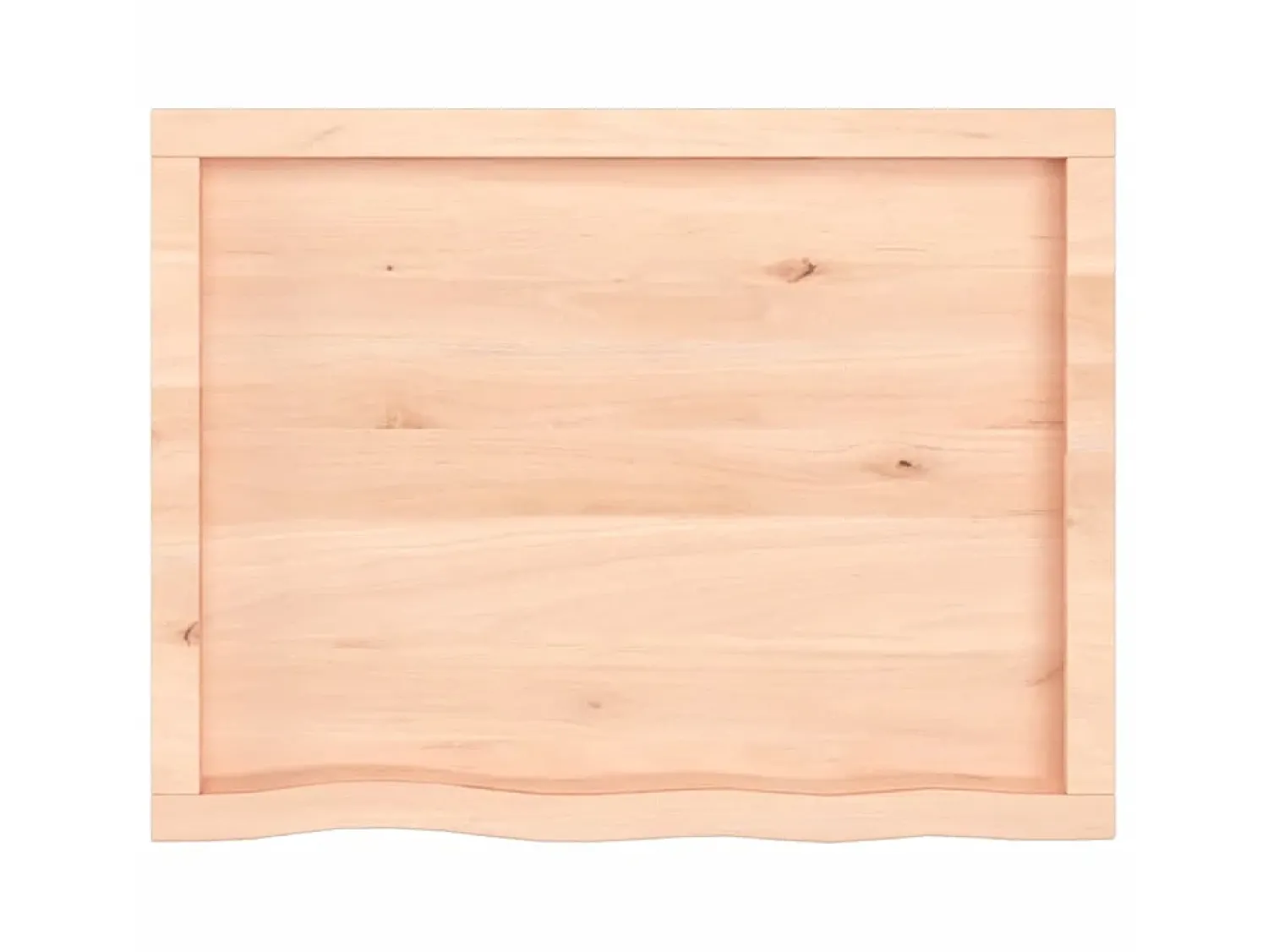 Prateleira* Prateleira de parede 80x60x(2-4) cm carvalho maciço não tratado PT942744 Castanho