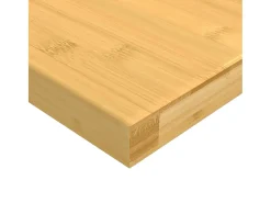 Prateleira| Prateleira de parede 60x20x2,5 cm bambu PT605646 Castanho