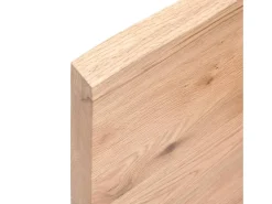 Prateleira*vidaxl Prateleira de parede 80x60x(2-4) cm carvalho tratado castanho Natural claro