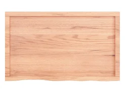 Prateleira| Prateleira de parede 100x60x(2-4) cm carvalho tratado PT595051 Castanho