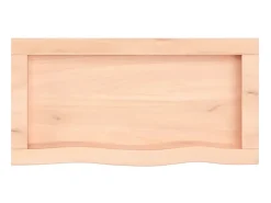 Sale Prateleira de parede 60x30x(2-4) cm carvalho maciço não tratado PT852472 Castanho