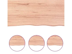 Prateleira* Prateleira de parede 120x50x(2-4) cm carvalho tratado PT896035 Castanho