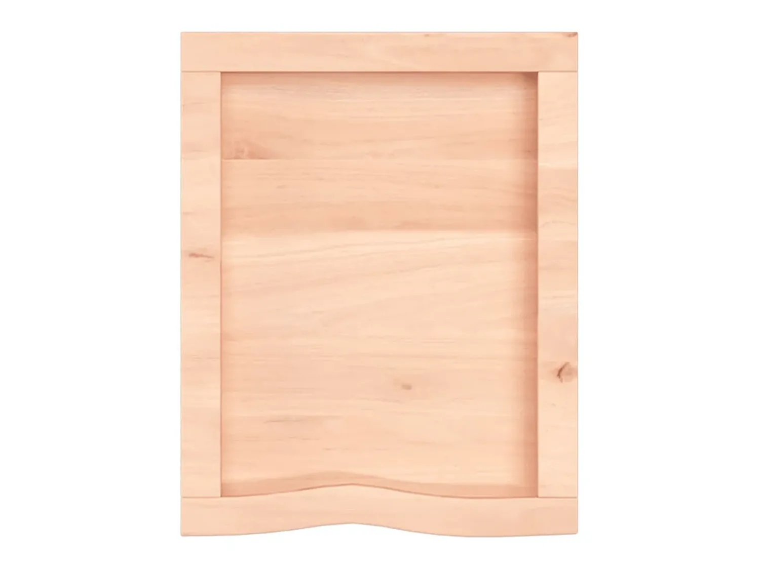 Prateleira* Prateleira de parede 40x50x(2-4) cm carvalho maciço não tratado PT768415 Castanho