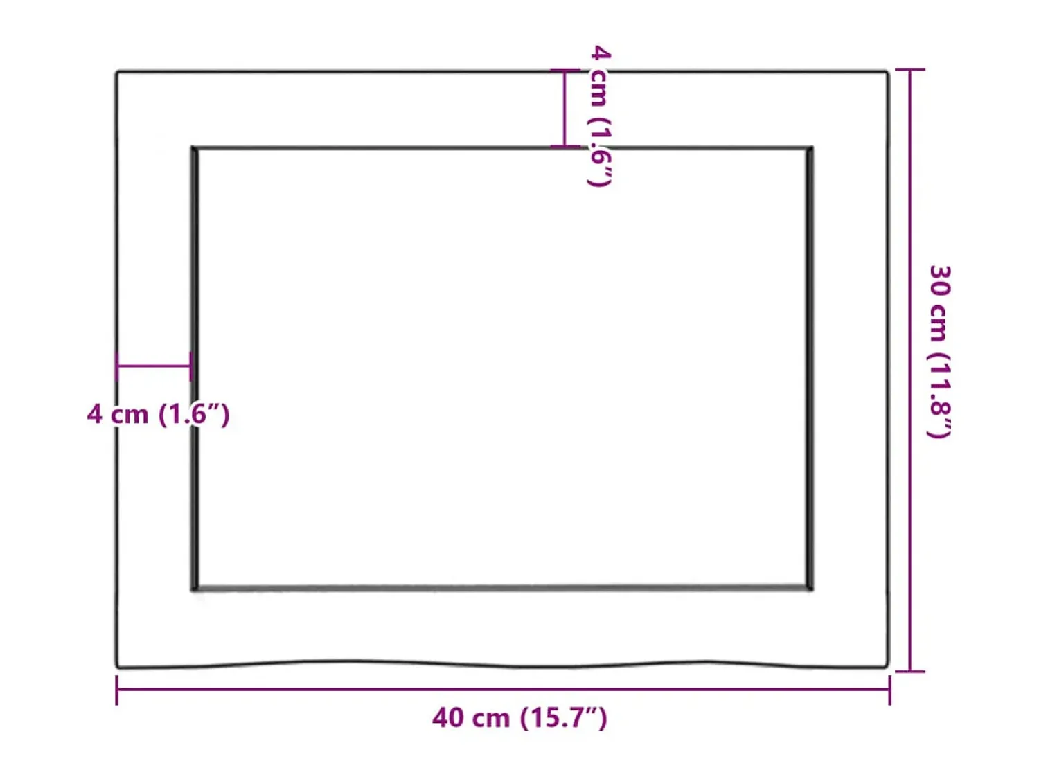 vidaxl Prateleira de parede 40x30x(2-4) cm carvalho tratado castanho Natural claro