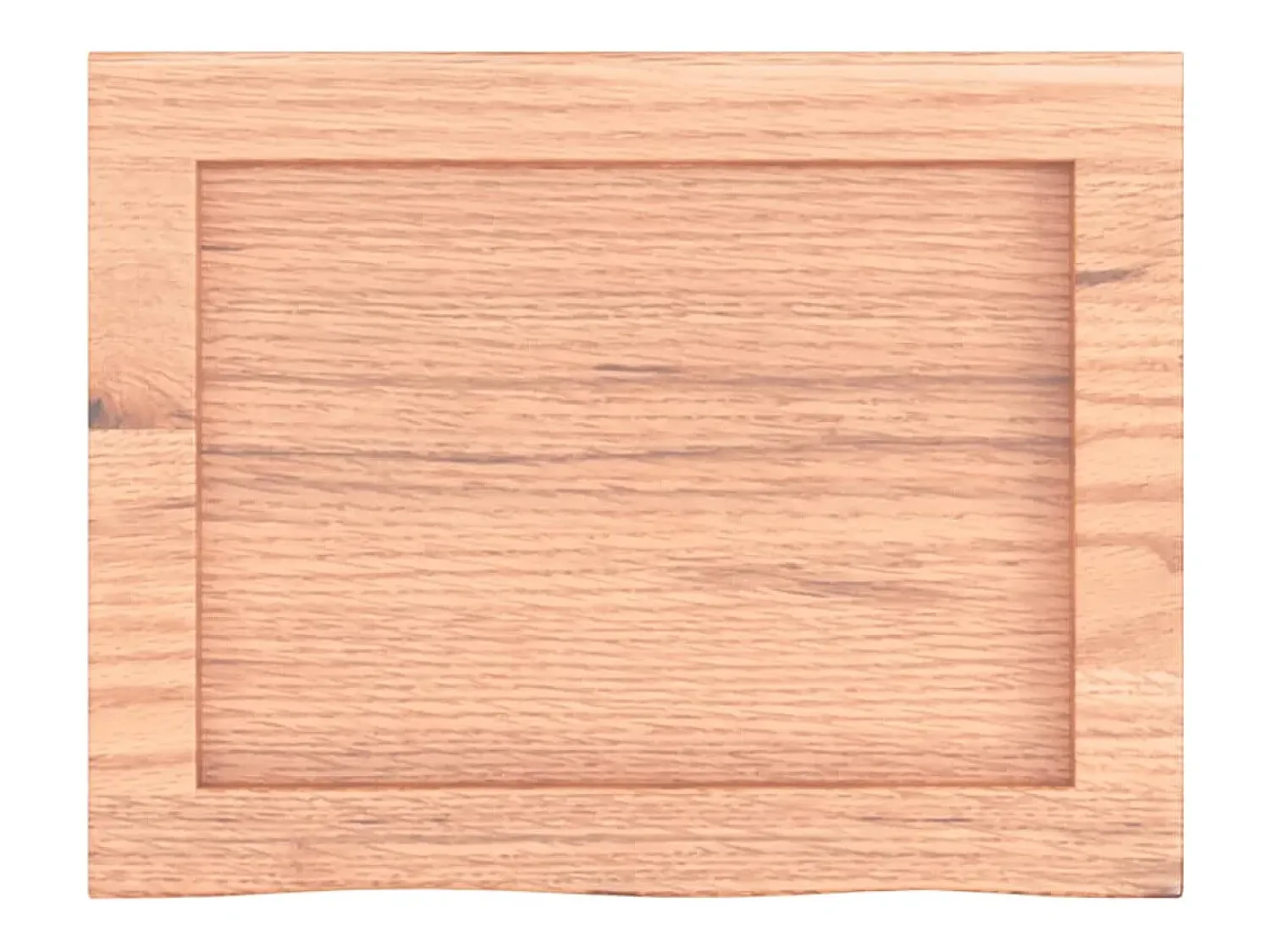 vidaxl Prateleira de parede 40x30x(2-4) cm carvalho tratado castanho Natural claro