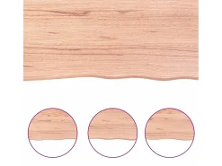Clearance Prateleira de parede 100x60x(2-6) cm carvalho tratado PT165261 Castanho