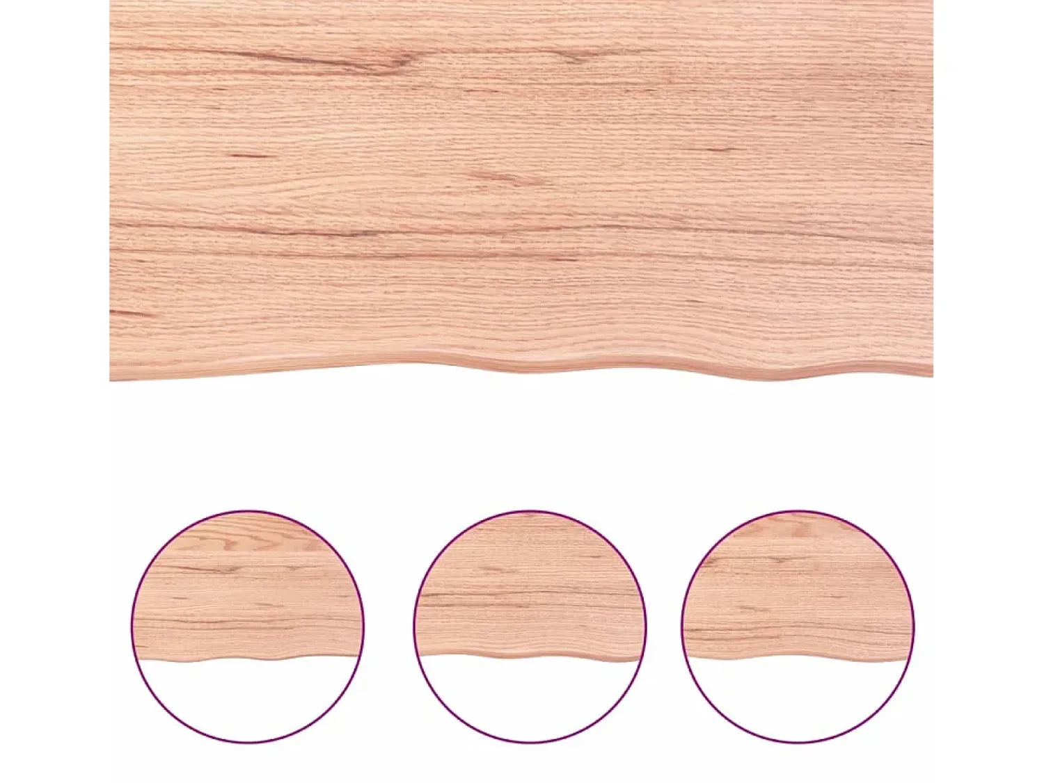 Clearance Prateleira de parede 100x60x(2-6) cm carvalho tratado PT165261 Castanho