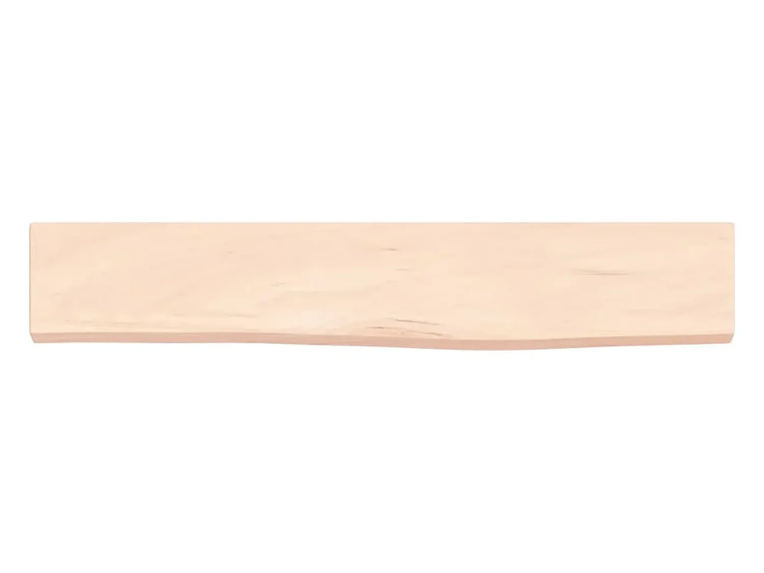 Prateleira* Prateleira de parede 60x10x2 cm carvalho maciço não tratado PT916651 Castanho