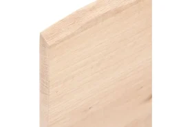 Prateleira* Prateleira de parede 60x10x2 cm carvalho maciço não tratado PT916651 Castanho