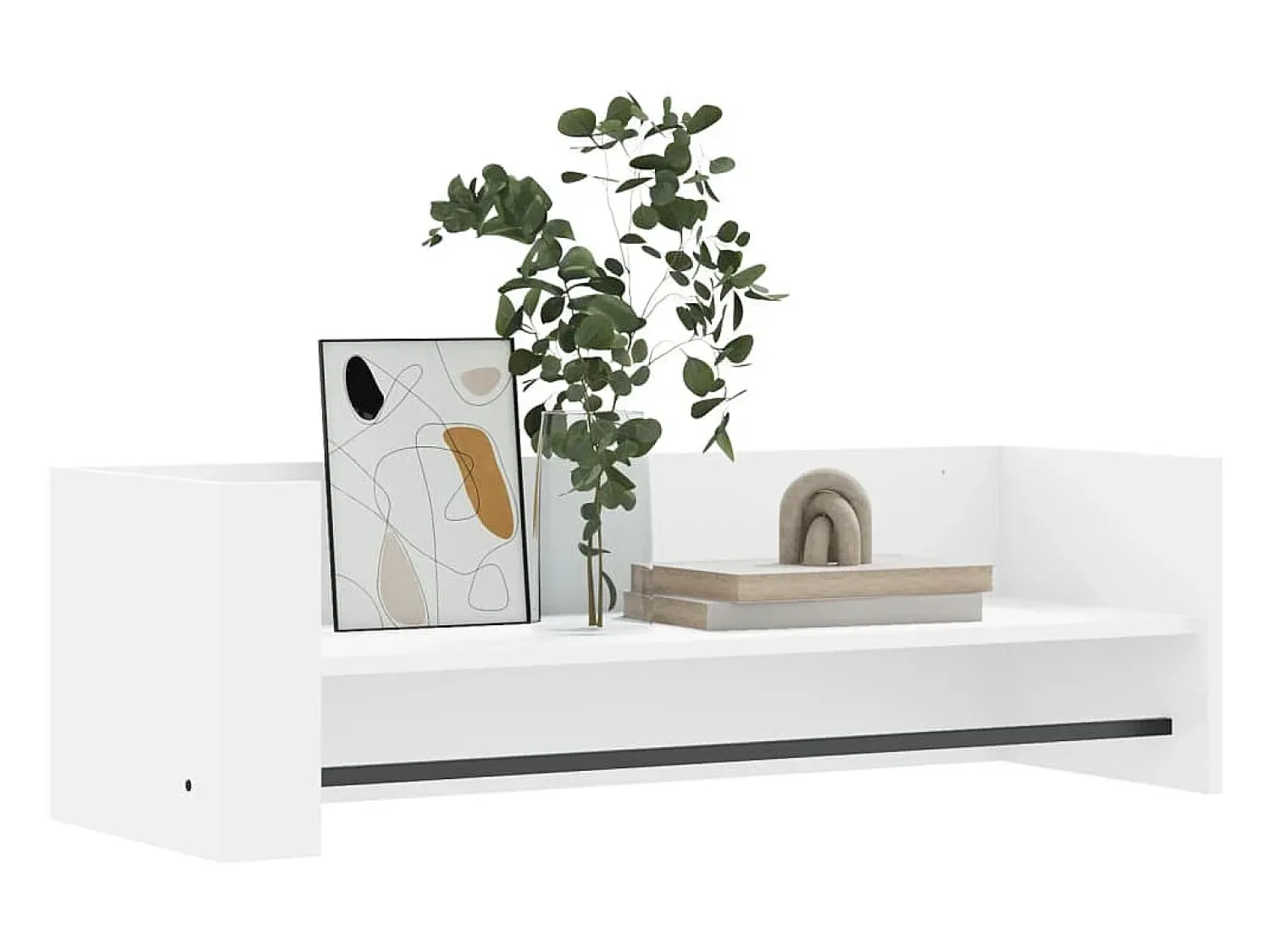 Discount Prateleira de parede 100x35x30,5 cm derivados de madeira PT626729 Branco