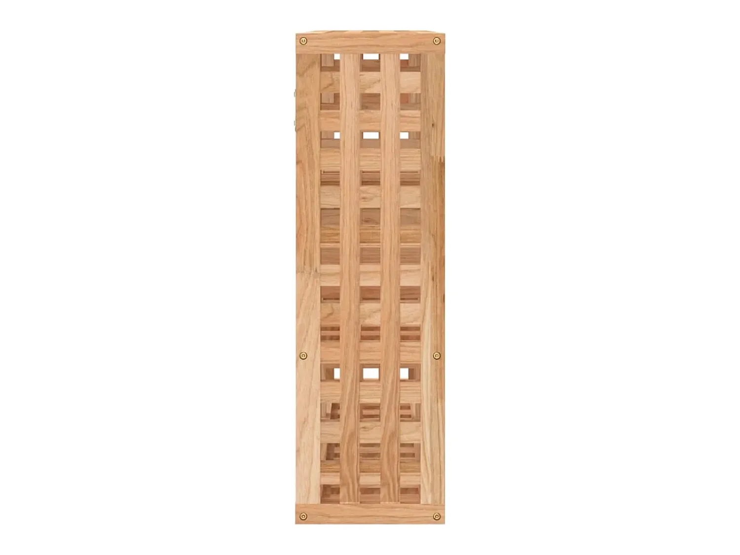 Prateleira|vidaxl Prateleira de parede 49x15x49 cm madeira de nogueira maciça Castanho