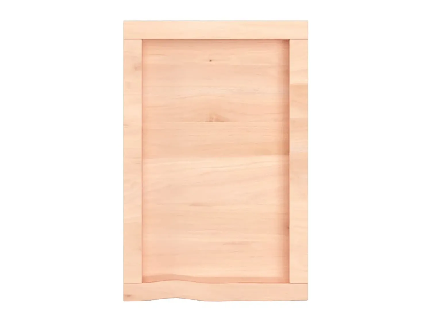 Hot Prateleira de parede 40x60x(2-4) cm carvalho maciço não tratado PT373939 Castanho