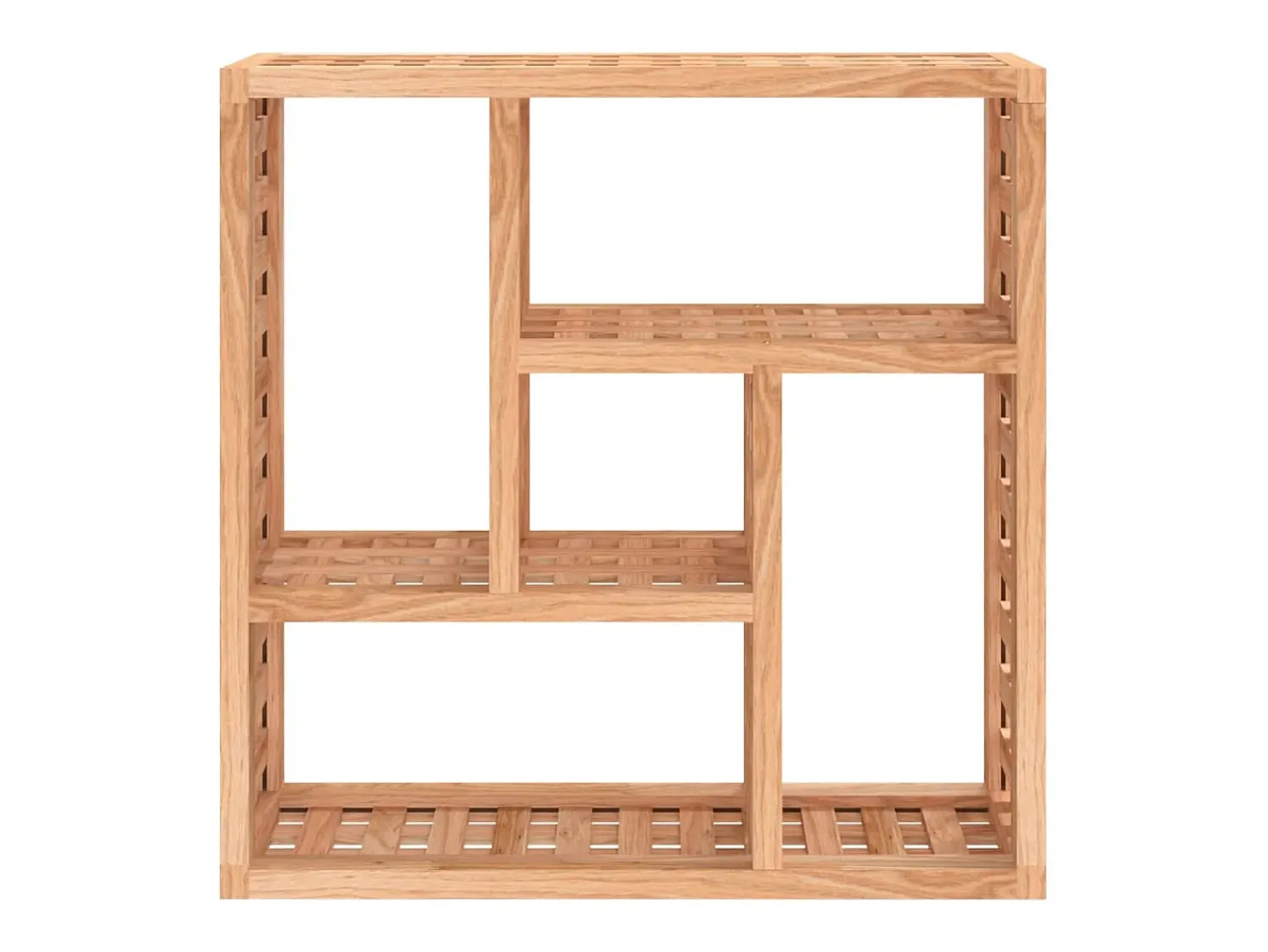 Best Prateleira de parede 49x15x49 cm madeira de nogueira maciça PT665265 Castanho