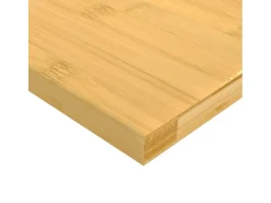 Prateleira de parede 80x20x1,5 cm bambu PT597498^ Prateleira