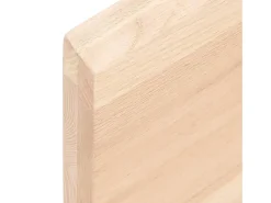 Prateleira| Prateleira de parede 60x20x4 cm carvalho maciço não tratado PT568870 Castanho