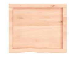 Online Prateleira de parede 60x50x(2-6) cm carvalho maciço não tratado PT807569 Castanho