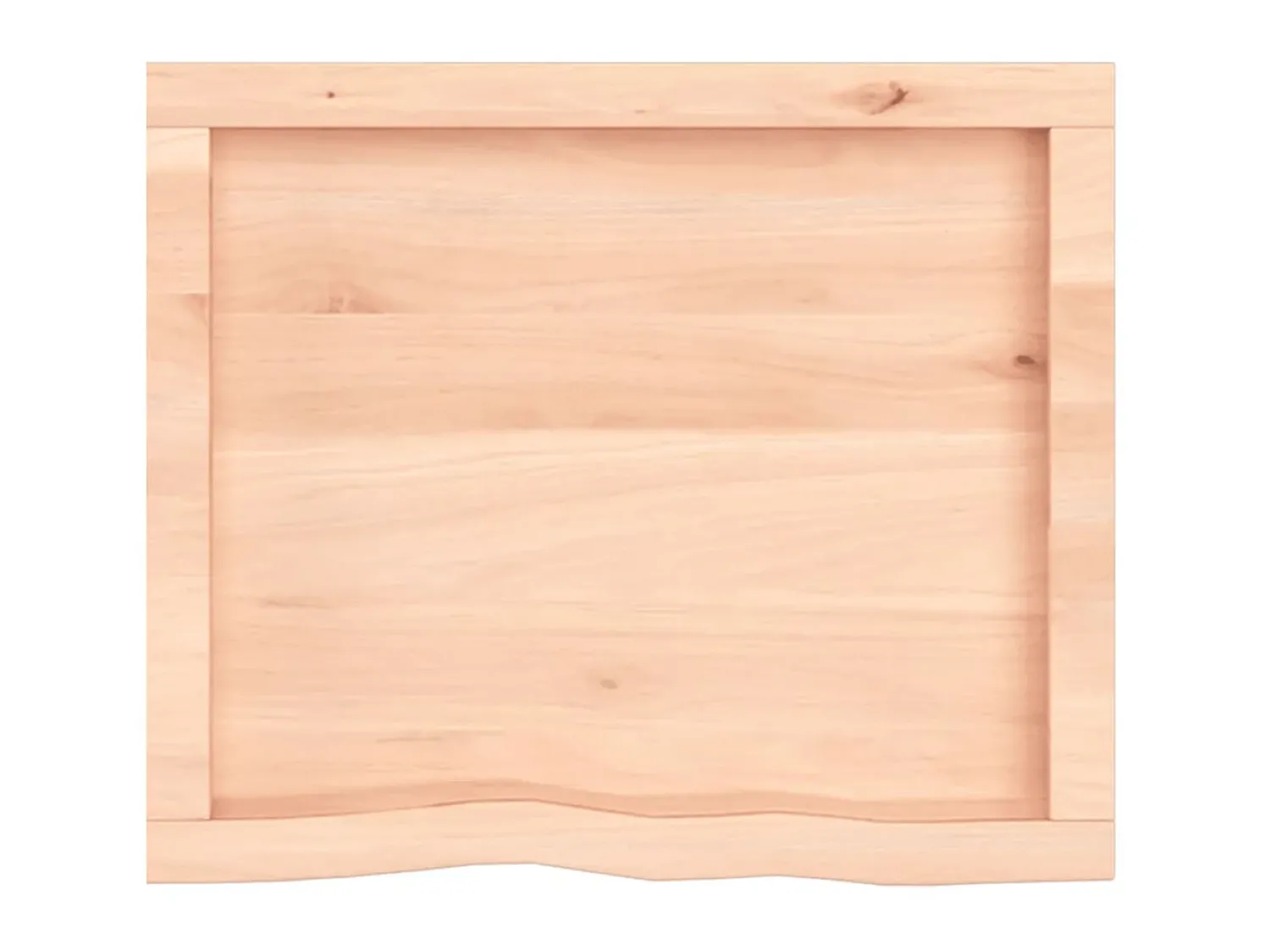 Online Prateleira de parede 60x50x(2-6) cm carvalho maciço não tratado PT807569 Castanho