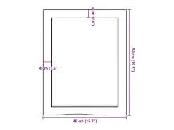 Prateleira|vidaxl Prateleira de parede 40x50x(2-6) cm carvalho maciço não tratado Natural claro