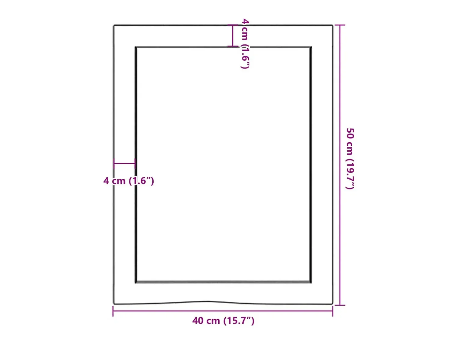 Prateleira|vidaxl Prateleira de parede 40x50x(2-6) cm carvalho maciço não tratado Natural claro