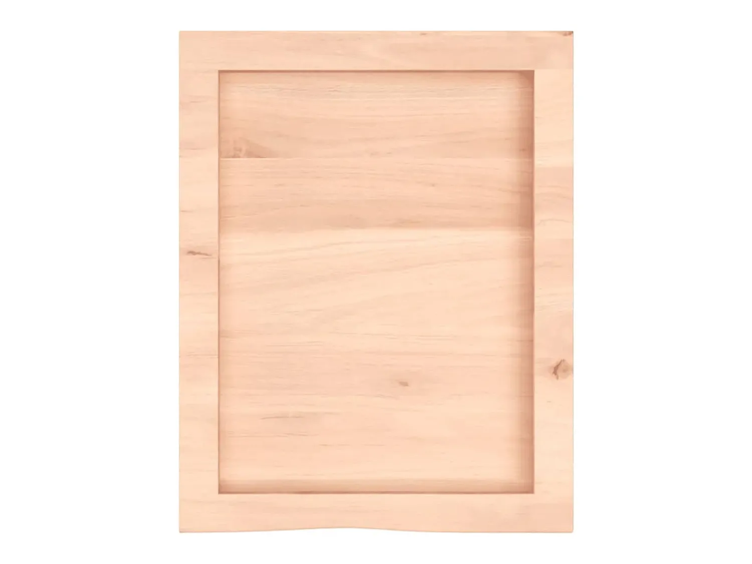 Prateleira|vidaxl Prateleira de parede 40x50x(2-6) cm carvalho maciço não tratado Natural claro