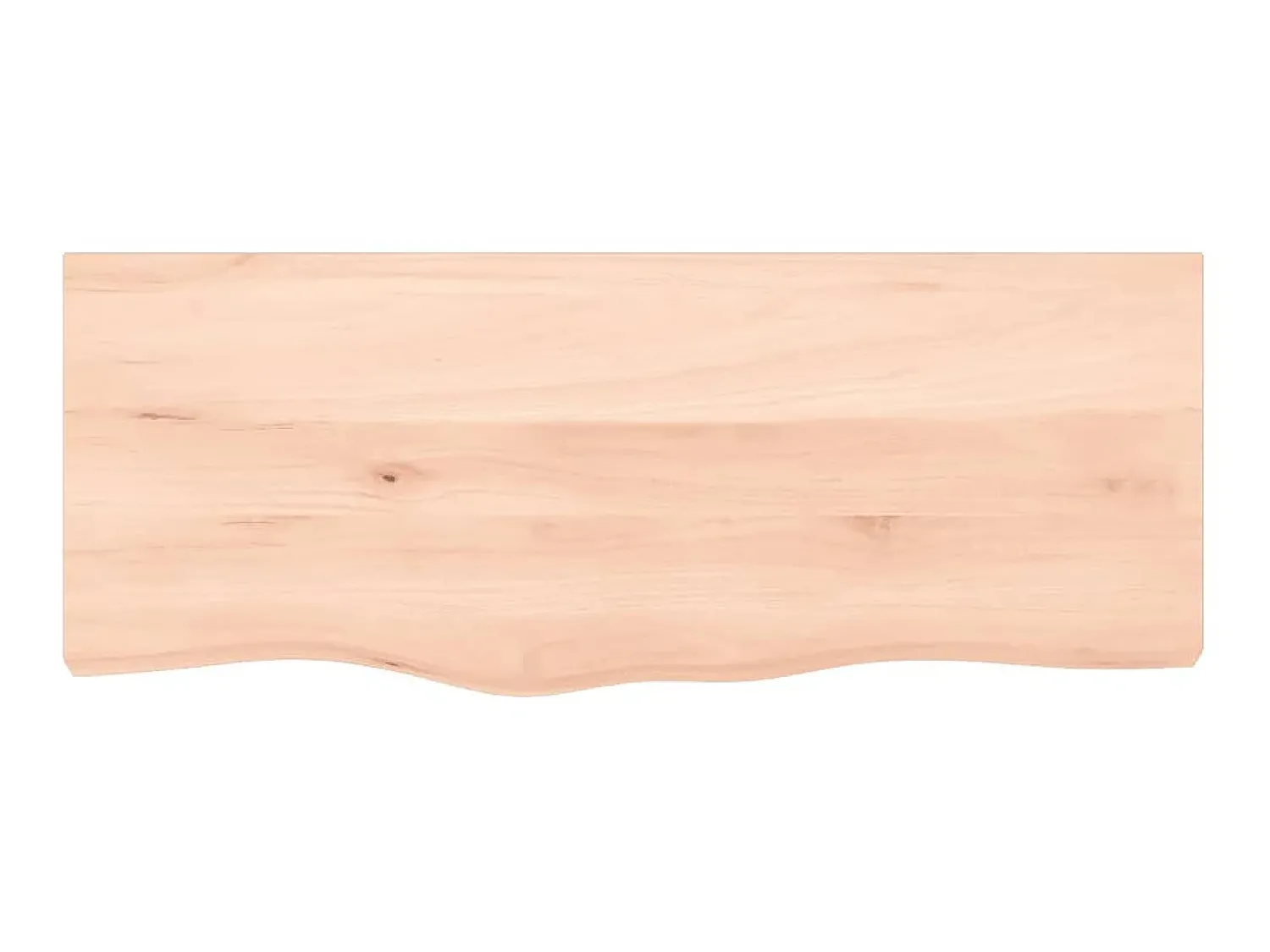 Prateleira* Prateleira de parede 100x40x(2-4)cm carvalho maciço não tratado PT573876 Castanho