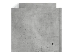 Prateleira| Prateleira de parede 100x35x30,5cm deriv. madeira cinza cimento PT202879 Cinzento