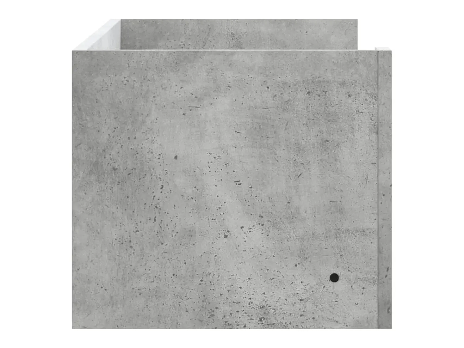 Prateleira| Prateleira de parede 100x35x30,5cm deriv. madeira cinza cimento PT202879 Cinzento