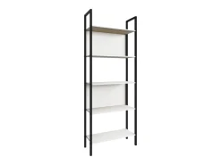 Prateleira|VCM Prateleira e estante de escritório Flakos Branco A. 165 x L. 62 x P. 24 cm Multicor