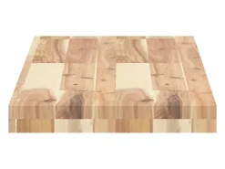 Prateleira flutuante 2pcs 100x30x4cm acácia maciça não tratada PT151589^ Prateleira