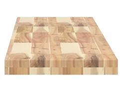 Prateleira flutuante 3pcs 120x30x4cm acácia maciça não tratada PT878725 Castanho