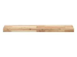 Prateleira* Prateleira flutuante 2pcs 100x20x4cm acácia maciça não tratada PT617912 Castanho