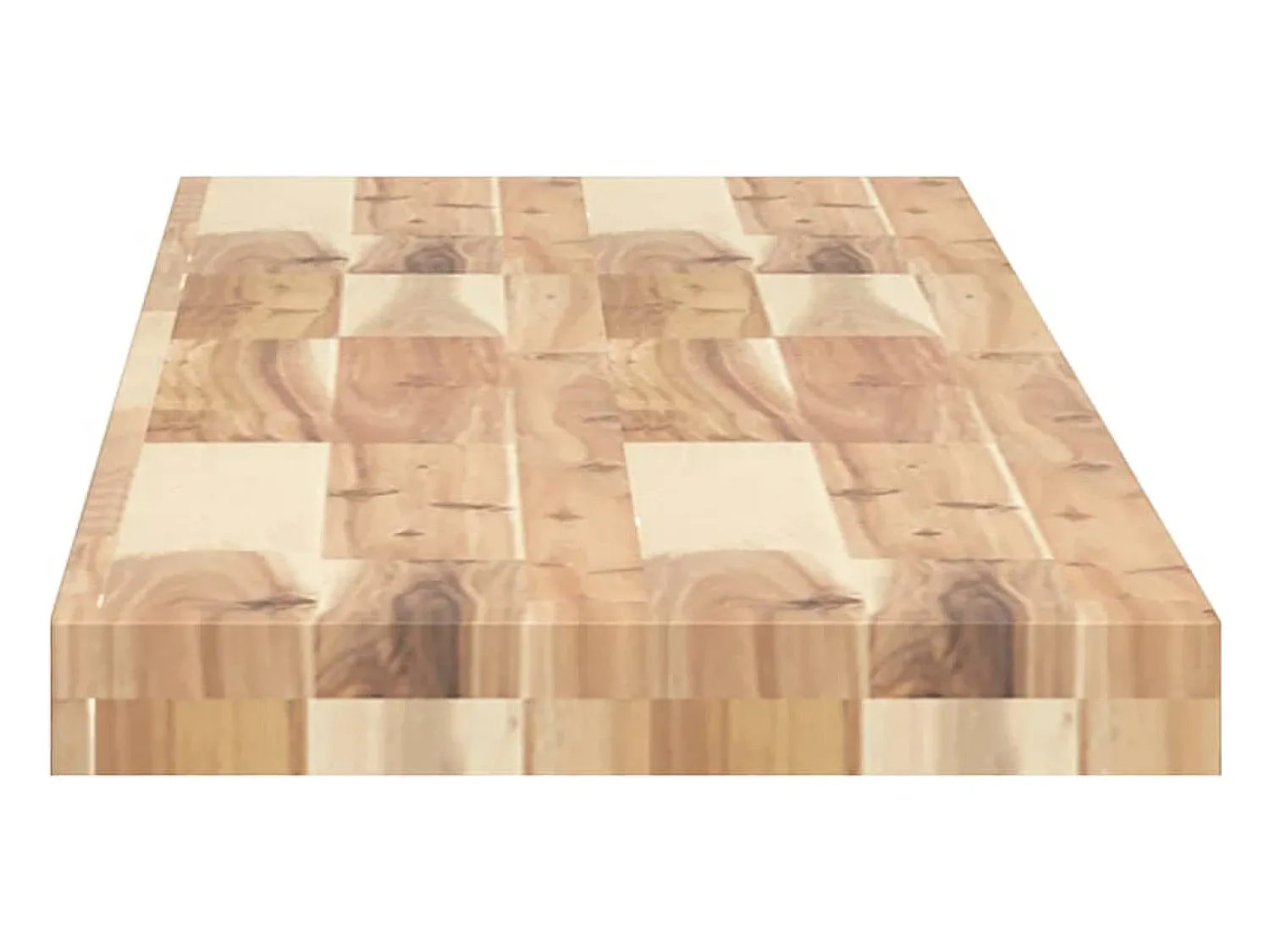 Prateleira| Prateleira flutuante 2pcs 140x30x4cm acácia maciça não tratada PT141912 Castanho