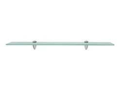 Hot Prateleira flutuante vidro 70x10 cm 8 mm PT714968 Transparente
