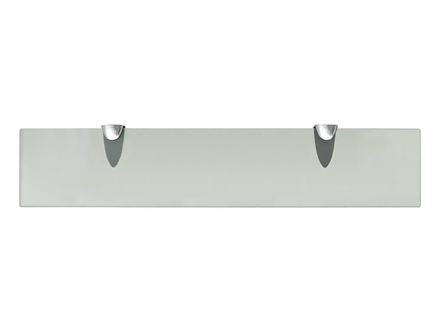 Prateleira flutuante vidro 50x10 cm 8 mm PT461451^ Prateleira